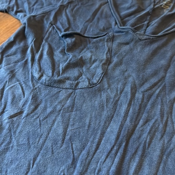 Natural Life Give Love Laugh Blue Dye T-shirt Dress size Small - Picture 2 of 7